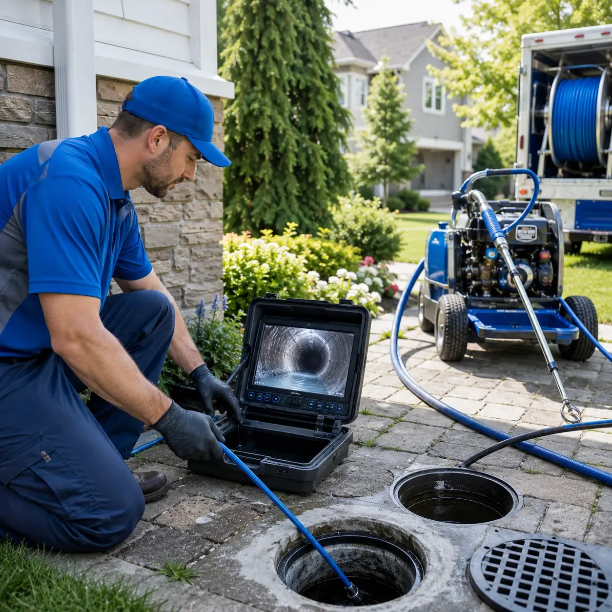 Outdoor drain cleaning professionals serving Springville, NY
